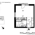 Rent 1 bedroom apartment of 29 m² in Hämeenlinna