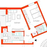 Miete 2 Schlafzimmer wohnung von 55 m² in Bielefeld