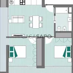 Apartamento T2 para alugar em Maia