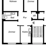 Rent 4 bedroom apartment of 74 m² in Moers