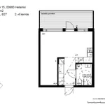 Rent 1 bedroom apartment of 34 m² in Helsinki