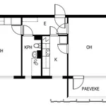 Vuokraa 2 makuuhuoneen asunto, 50 m² paikassa Lahti