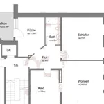 Miete 3 Schlafzimmer haus von 86 m² in Augsburg