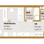 Miete 1 Schlafzimmer wohnung von 33 m² in Vienna