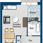 Miete 1 Schlafzimmer wohnung von 35 m² in Berlin