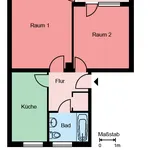 Rent 2 bedroom apartment of 56 m² in Iserlohn