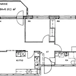 Vuokraa 3 makuuhuoneen asunto, 69 m² paikassa Lappeenranta