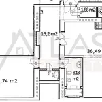 Pronajměte si 2 ložnic/e byt o rozloze 96 m² v Prague