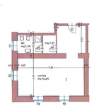 Rent 3 bedroom apartment of 141 m² in Brescia