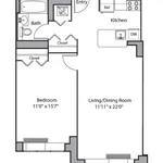 Rent 1 bedroom apartment of 71 m² in New York