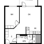 Rent 2 bedroom apartment of 52 m² in Tampere