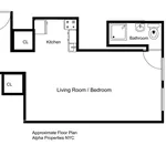 Rent 1 bedroom apartment in New York