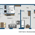 Rent 3 bedroom apartment of 66 m² in Berlin