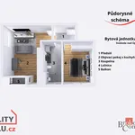 Pronájem bytu 2+kk 49m²