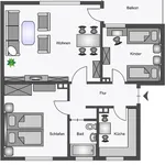 Miete 3 Schlafzimmer wohnung von 63 m² in Hamm