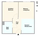 Miete 1 Schlafzimmer wohnung von 41 m² in Hamburg