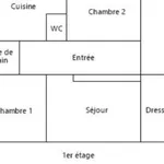 Appartement de 72 m² avec 3 chambre(s) en location à Compiègne