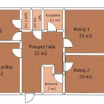 Pronajměte si 3 ložnic/e byt o rozloze 120 m² v brno