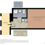 Miete 1 Schlafzimmer wohnung von 22 m² in Berlin