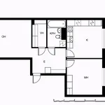 Rent 2 bedroom apartment of 57 m² in Vantaa