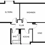 Miete 3 Schlafzimmer wohnung von 54 m² in Gelsenkirchen