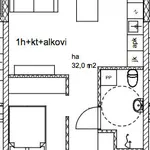 Rent 1 bedroom apartment of 32 m² in Kirkkonummi