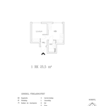 Hyr ett 1-rums lägenhet på 25 m² i Gävle