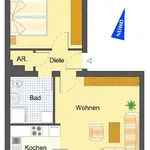 Rent 2 bedroom house of 50 m² in Recklinghausen