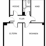 Miete 3 Schlafzimmer wohnung von 57 m² in Gelsenkirchen