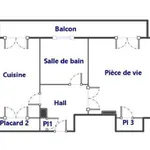 Rent 1 bedroom apartment of 34 m² in PESSAC