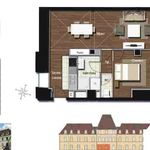 Rent 2 bedroom apartment of 50 m² in Dijon