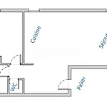 Appartement de 47 m² avec 2 chambre(s) en location à Toulouse