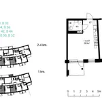 Vuokraa 1 makuuhuoneen asunto, 29 m² paikassa Olari,