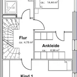 Miete 6 Schlafzimmer haus von 160 m² in Hamburg