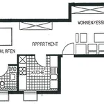 Miete 1 Schlafzimmer wohnung von 42 m² in Meissen