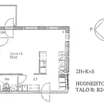 Rent 2 bedroom apartment of 55 m² in Jyvaskyla