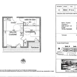 Appartement de 42 m² avec 2 chambre(s) en location à ST JEAN