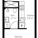 Lej 1-værelses lejlighed på 50 m² i Aalborg