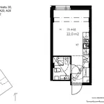 Rent 1 bedroom apartment of 22 m² in Helsinki