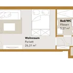 Miete 1 Schlafzimmer wohnung von 46 m² in Vienna