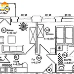 Rent 2 bedroom apartment of 49 m² in Chemnitz