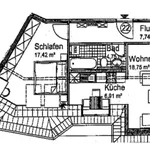 Miete 2 Schlafzimmer wohnung von 56 m² in Chemnitz