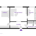 Pronajměte si 2 ložnic/e byt o rozloze 43 m² v Ostrava