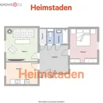 Rent 3 bedroom apartment of 59 m² in Ostrava