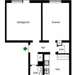 Rent 1 rooms apartment of 55 m² in Stockholm