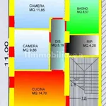 Affitto 3 camera appartamento di 73 m² in Pederiva