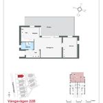 Hyr ett 2-rums lägenhet på 70 m² i Vångavägen