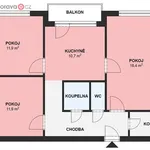 Rent 4 bedroom apartment of 70 m² in Brno