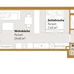 Miete 1 Schlafzimmer wohnung von 46 m² in Vienna