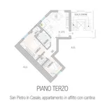 Rent 3 bedroom apartment of 90 m² in San Pietro in Casale